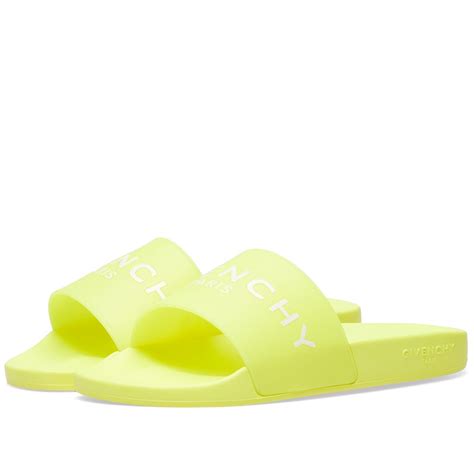 givenchy slides yellow|Givenchy slides sale women.